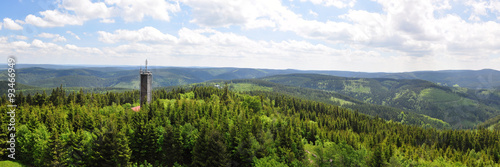 Blick vom Kickelhahn-Aussichtsturm