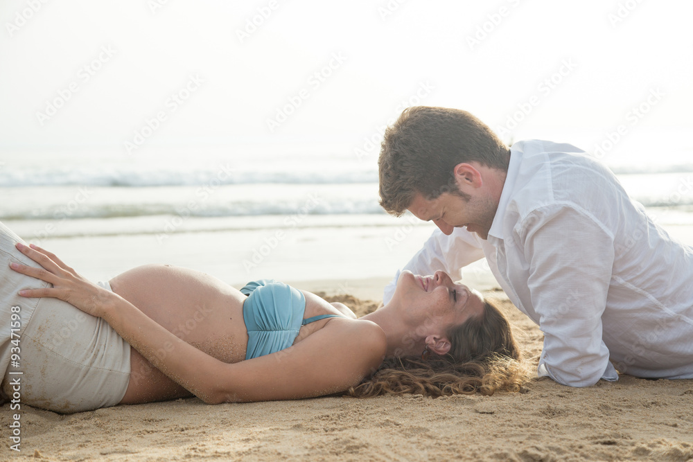couple in the beach couple in the beach