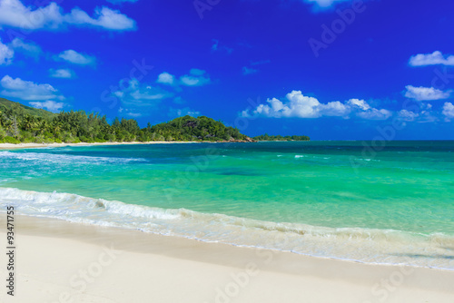 Paradise beach on tropical island