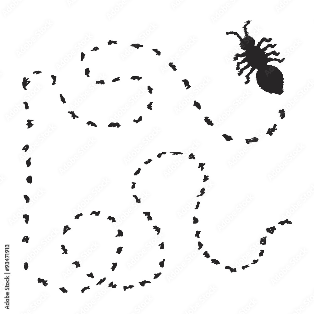 Obraz premium Simple doodle of an ant