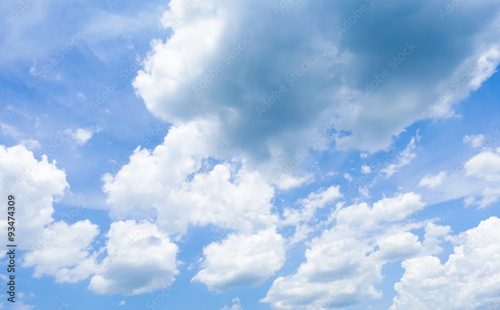 clouds in the blue-sky clouds in the blue-sky