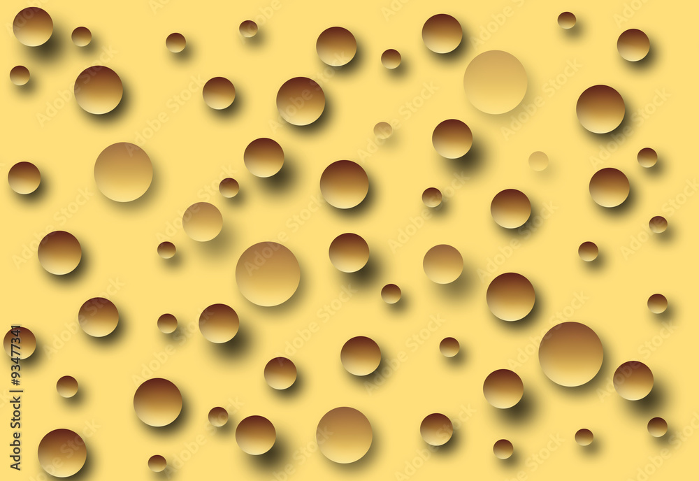 Abstract background with spheres