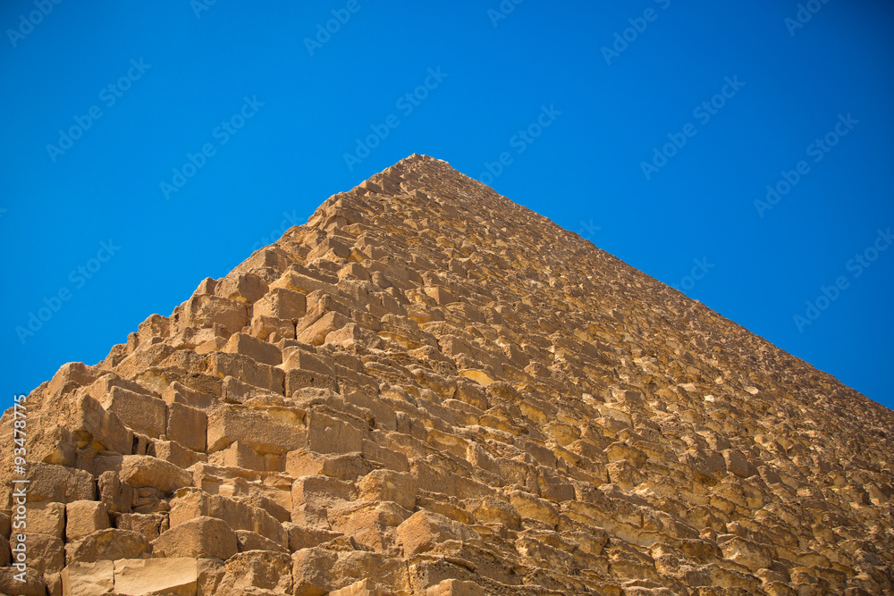 pyramids of the pharaohs in Giza