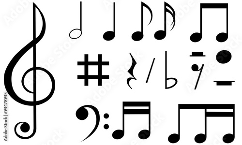 music notes