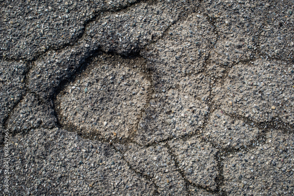 Obraz premium hole in the road