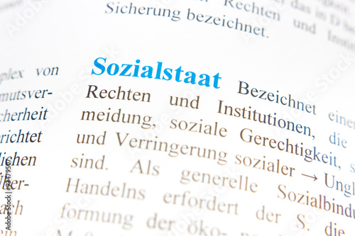 Definition: Sozialstaat