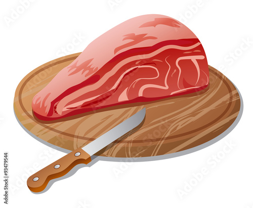 raw meat