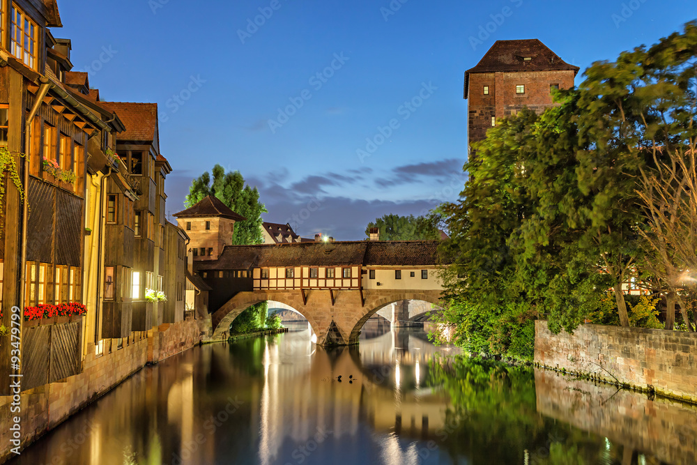 The Hangman Bridge (Henkersteg) in Nuremberg The Hangman Bridge (Henkersteg) in Nuremberg