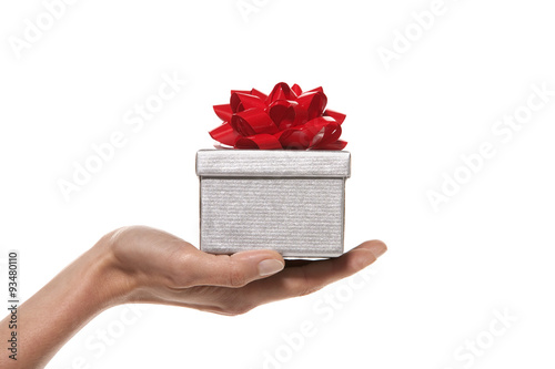 Gift in hand