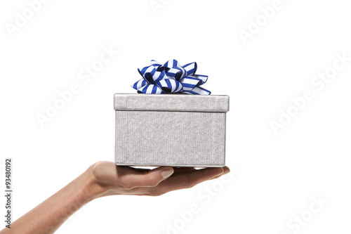 Gift in hand