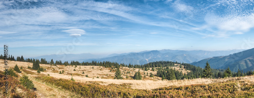 Fototapeta Naklejka Na Ścianę i Meble -  Panorama of beautiful Slovakia mountain landscape