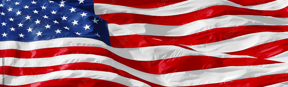 Naklejka premium American flag background
