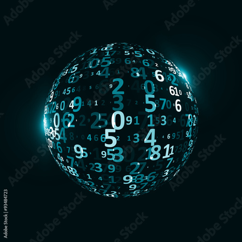 Digital code background