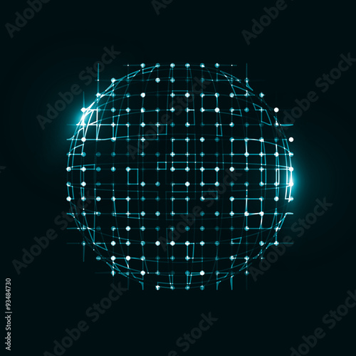 Abstract technological background