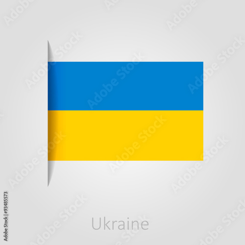 Ukraine flag, vector illustration Free Download Ukraine flag, vector illustration - GFXLoad