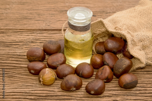 Organic cosmetics from chestnut oil