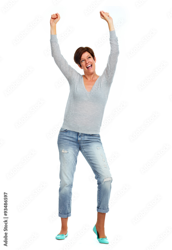 Happy woman. Happy woman.