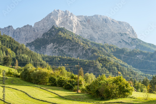 The    Grosser Buchstein    is a 2224 m high mountain in the Ennstal Alps in Styria. He rises north of the Enns at the entrance of the Ges  use and is part of the homonymous National Park Ges  use.
