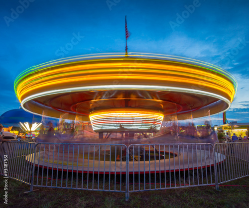 Carousel spinning