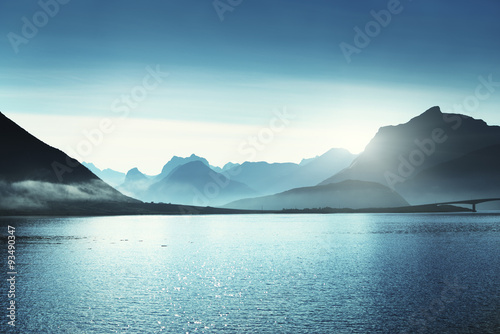 Платно mountains, Lofoten islands, Norway