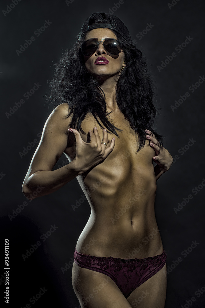 Bad naked girl Stock Photo | Adobe Stock