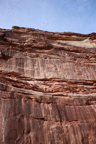 Steep face in Capitol Reef National Park, Utah 