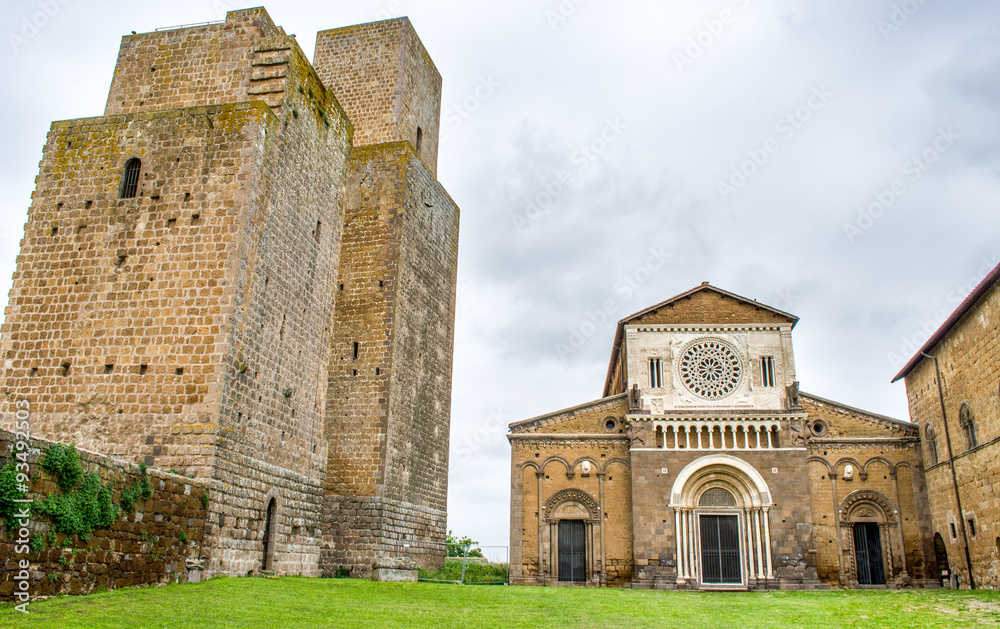 Tuscania church towers - Viterbo - travel italy