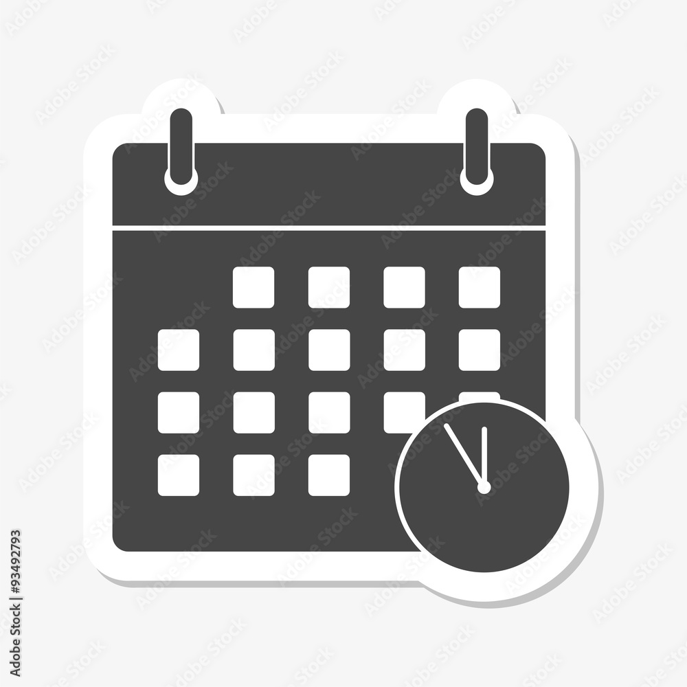 Meeting Deadlines icon sticker Meeting Deadlines icon sticker