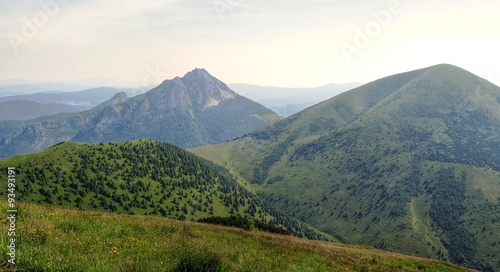 Velky Rozsutec and Stoh in Mala Fatra mountains