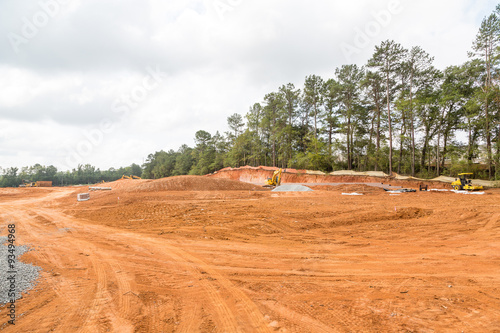 Фотография Earth Grading at Residential Construction Site