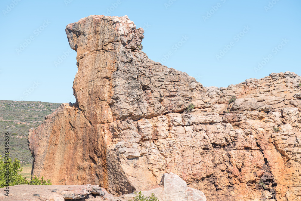 Sandstone formation at the Gifberg Resort