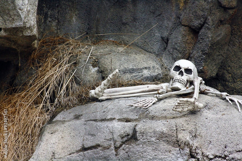Halloween Novelty Skeleton in the Spooky Graveyard