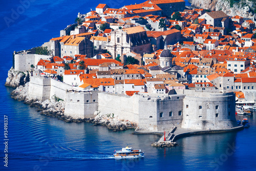 Dubrovnik, top-view. Croatia.