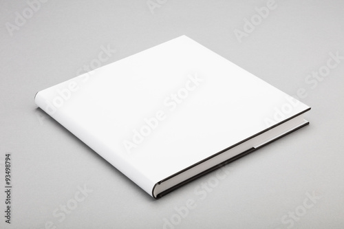 Blank book white cover 8 x 8 in
