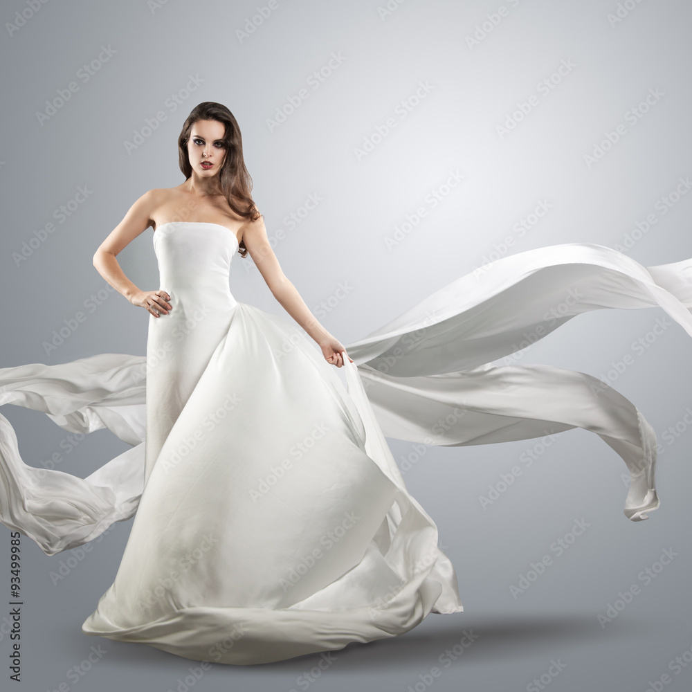 The Groom Stands Before His Bride In A White Dress With Flowing Train Photo  Background And Picture For Free Download - Pngtree