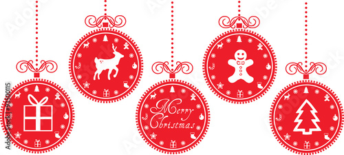 merry christmas bauble, baubles xmas icons