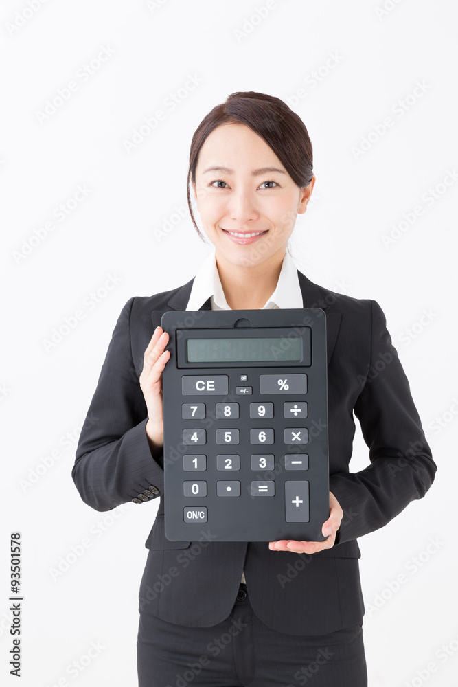 asian businesswoman on white background asian businesswoman on white background