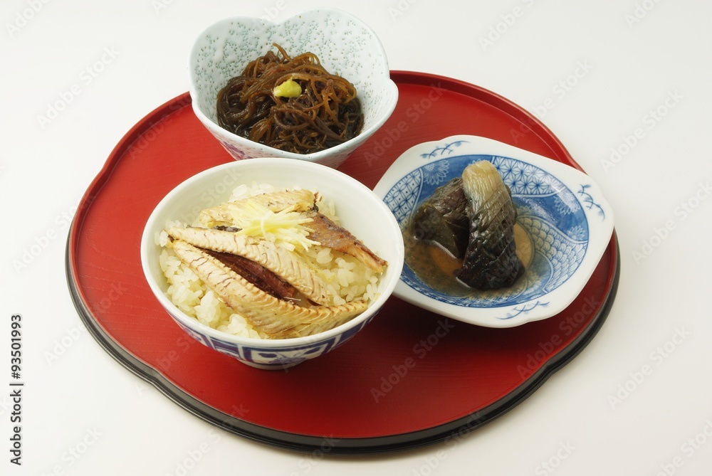 秋刀魚ご飯