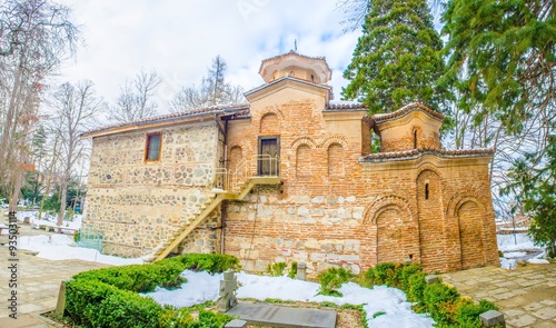 bojana church in bulgarian capital sofia is famous for its well-preserved frescoes and therefore it is included in unesco world heritage list. photo