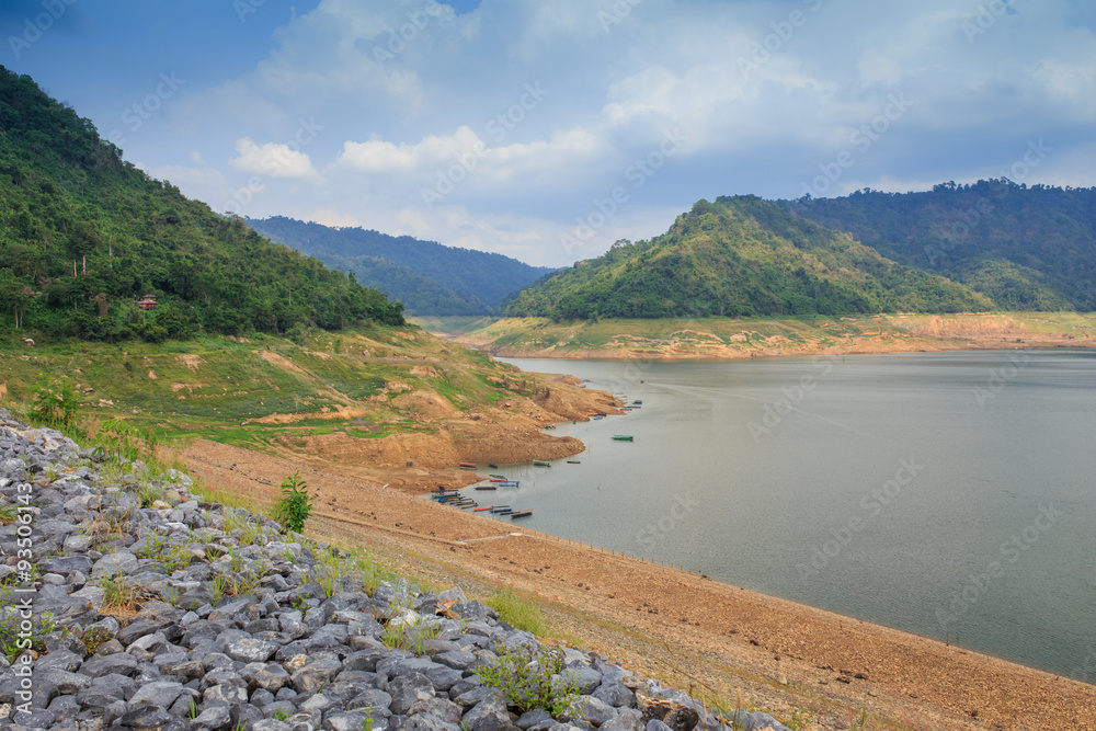 Khun Dan Prakarnchon Dam, Nakhon Nayok, Thailand.