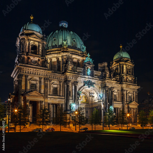 Berlin Cathedral at Night, Germany