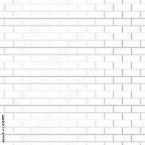 Seamless white brick pattern