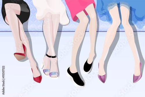 Fashion female legs