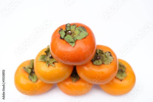 Japanese persimmons in the white #2