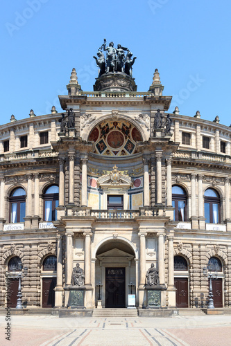 Saxon State Opera Semperoper in Dresden  Germany