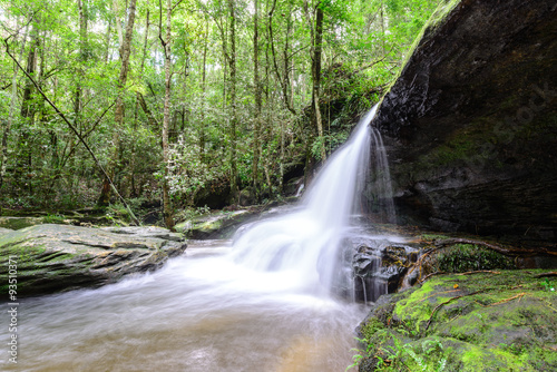 Tham Yai Waterfall at Phu Kradueng national park in Loei, Thailand.
