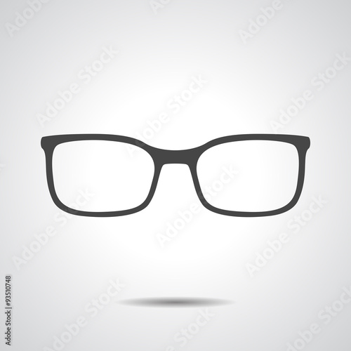 glasses icon - vector illustration