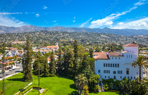 U.S.A., California, Santa Barbara, panoramic view from the Court House photo