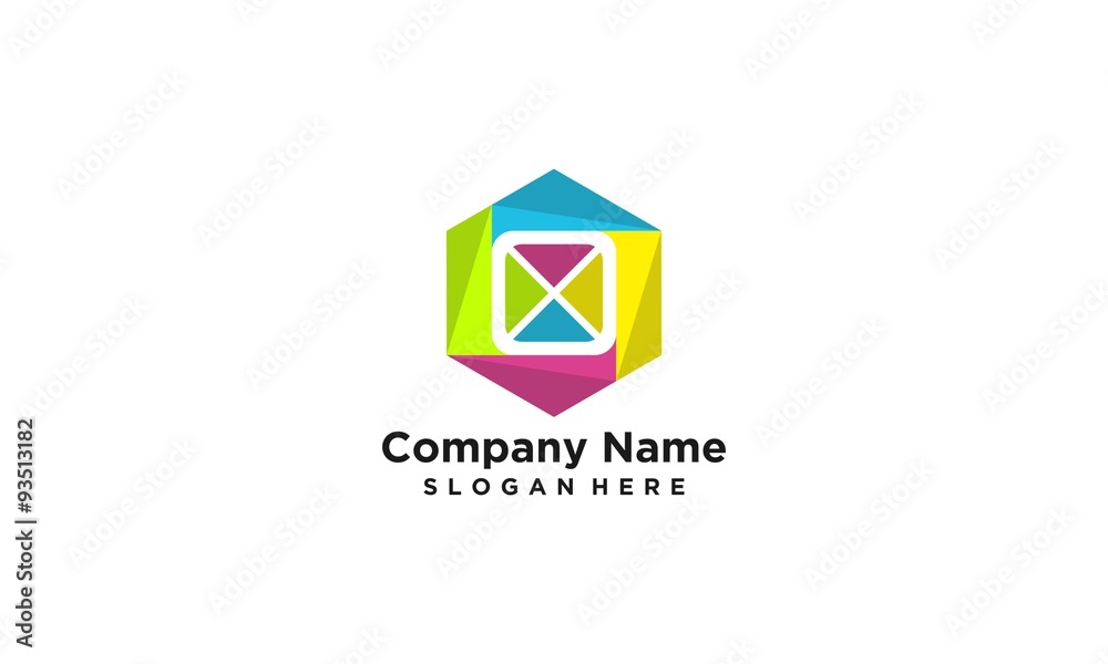 Naklejka premium LOGO technology