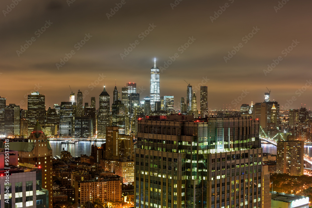 New York City Skyline View